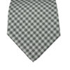 Silk Tie Pierre Cardin gray plaid - 9cm
