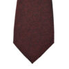 Bordeaux silk tie with circles