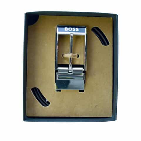 Δερμάτινη Ζώνη Hugo Boss, One Size, 2 όψεων, Μαύρο και Καφέ - Omero