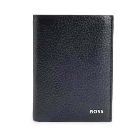 Ανδρικό Δερμάτινο πορτοφόλι BOSS μαύρο - Crosstown_VCard