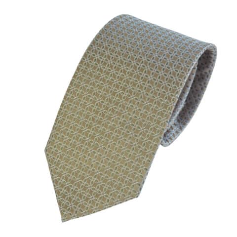 Μεταξωτή Γραβάτα Pierre Cardin-8,5 cm  – Beige