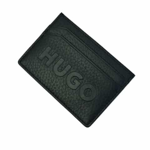 Δερμάτινο ανδρικό πορτοφόλι για κάρτες HUGO - New Ethon HI BL Card