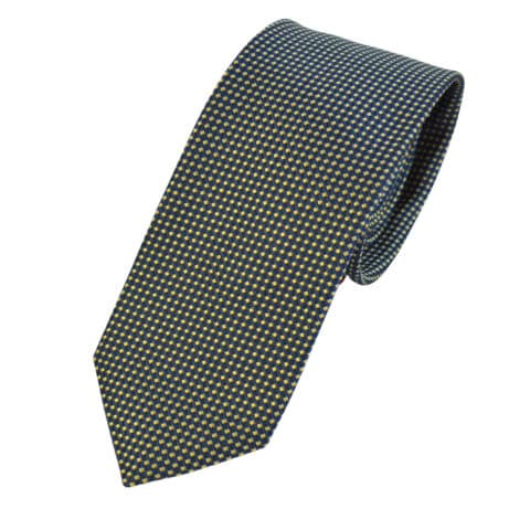 Μεταξωτή Γραβάτα Hugo Boss Whiteyellow Dots