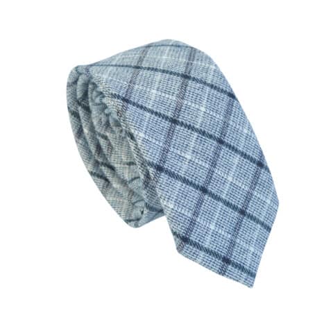Γραβάτα Γαλάζια Windowpane