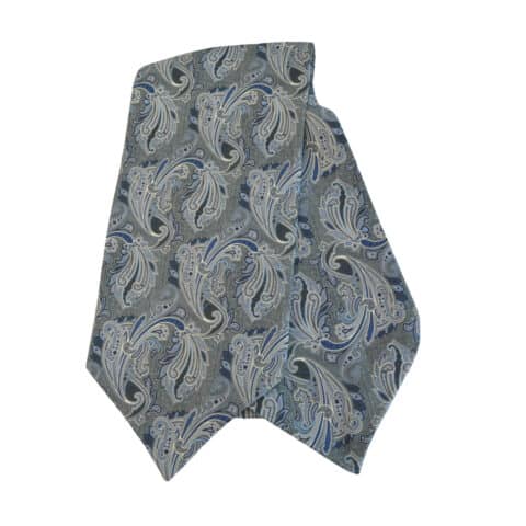 Μεταξωτό Ascot Πέιζλι Γκρι
