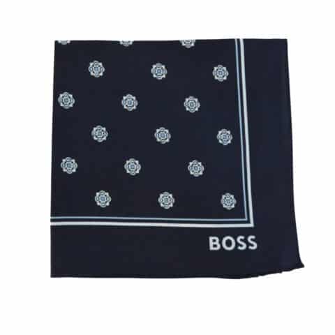 Μαντηλάκι Τσέπης BOSS Navy Medallion