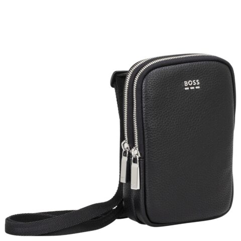 BOSS Ray EVO_Phone Holder Θήκη κινητού με λουράκι ώμου – Μαύρο